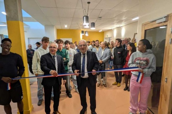 Inauguration des nouveaux locaux de la filière STAPS de l'Université Bretagne Sud à Lorient (56)