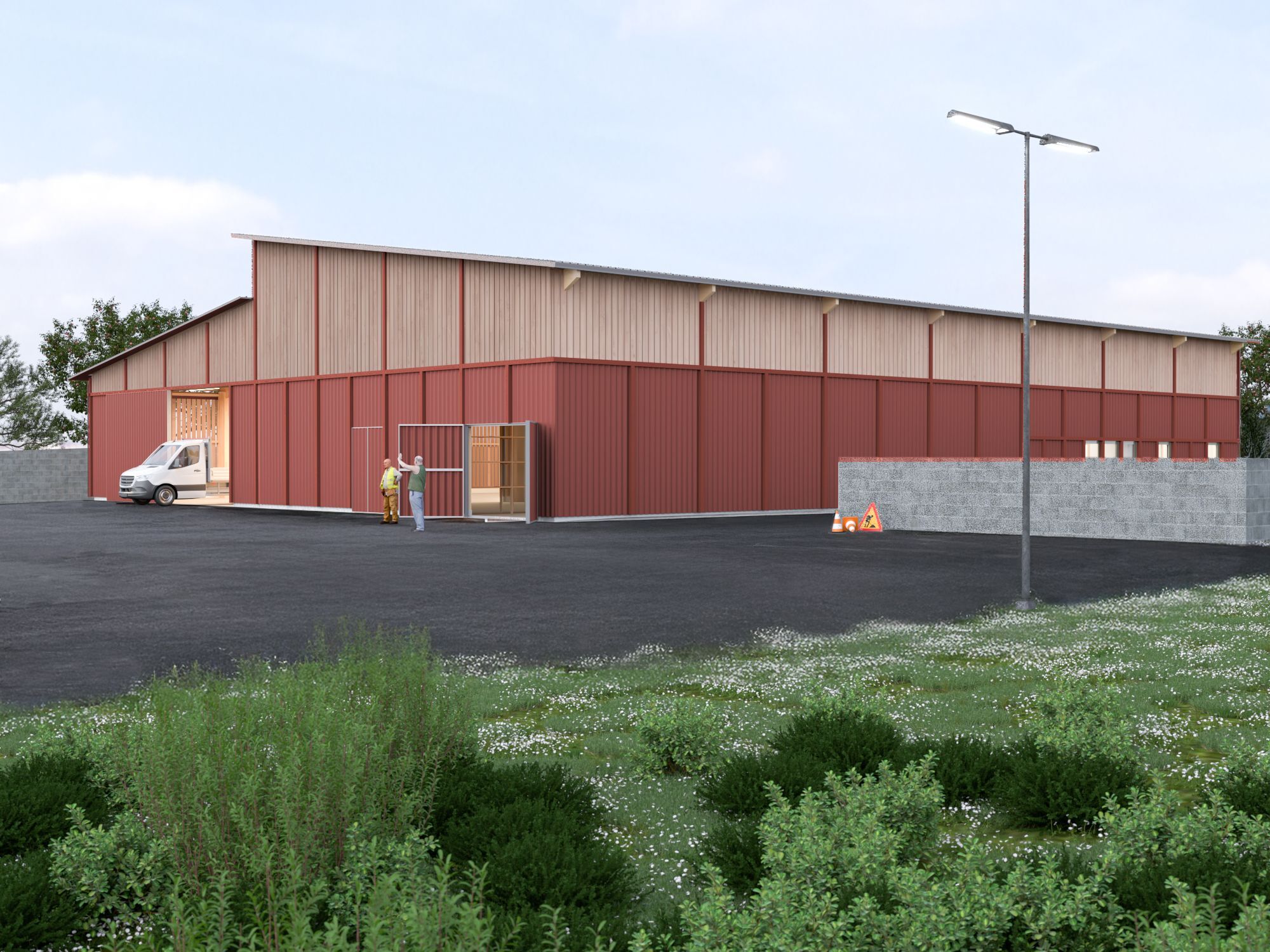 Construction d'un Centre Technique Municipal à Merlevenez (56)