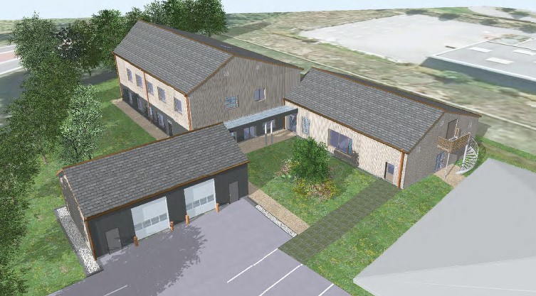 Construction d'un bâtiment administratif et d'un local technique à Janzé (35)