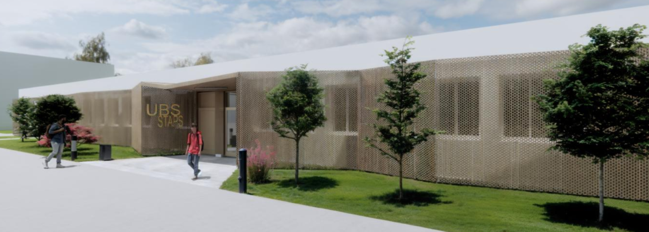 Restructuration d'un bâtiment pour l'accueil d'une filière STAPS à Lorient (56)