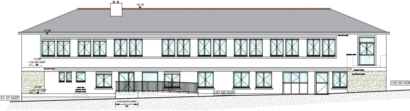 Rénovation du RDC bas du bâtiment 25 (Spécialités Médicales) - EPSM de St Avé (56)